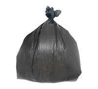 Jantex Bolsa de basura ligera negra, 40 L, paquete de 200