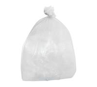 Jantex Bolsa de basura ligera transparente, 80 L, paquete de 200