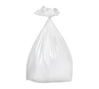 Jantex Bolsa de basura resistente transparente, 45 L, paquete de 100