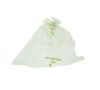 Jantex Bolsas de basura compostables verdes, 10 L, rollo 24