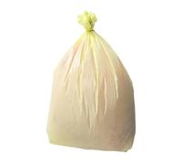 Jantex Bolsas de basura medianas amarillas, 80 L, paquete de 200