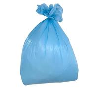 Jantex Bolsas de basura medianas azules, 80 L, paquete de 200