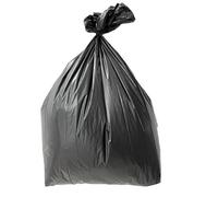 Jantex Bolsas de basura resistentes negras, 120 L, caja de 100 unidades
