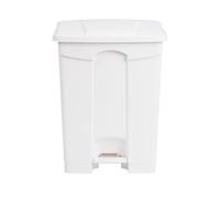 JANTEX dc711 cocina cubo de basura con pedal, 65 L, color blanco