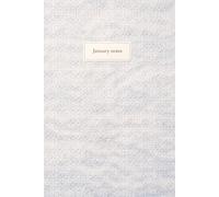 January Notes: A 6x9 notebook | 120 Lined Cream Pages | Calm Winter Knit | Quiet Pages for Fresh Starts