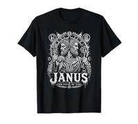 Janus Dos Caras del Tiempo Mitología Romana Dios Camiseta