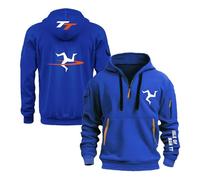 JANZBZSU Chaqueta con Capucha para Hombre I.s.l.e of M.a.n T..T Jerséis Ropa De Calle Tops Gráficos Primavera Y Otoño-LanSe||3X_l