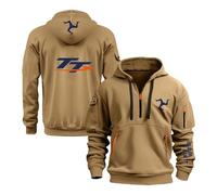 JANZBZSU Sudadera con Capucha Hombre Abrigo para I.s.l.e. of M.a.n T..T Ropa Deportiva De Manga Larga Ropa Estampado Liso -KQSe||x_l