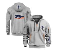 JANZBZSU Sudadera con Capucha Hombre Abrigo para I.s.l.e. of M.a.n T..T Ropa Deportiva De Manga Larga Ropa Estampado Liso -QHSe||3X_l