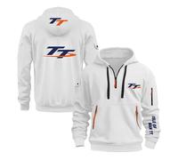 JANZBZSU Sudadera con Capucha para Hombre Calle I.s.l.e of M.a.n T..T Abrigos Gráficos Camisetas Media Cremallera -BaiSe||s