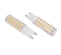 JANZU 10 W G9 100 bombillas LED de maíz de cereal, sin parpadeo, gran ángulo de haz, 2 unidades serías natural