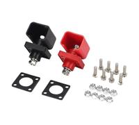 JANZU 2 terminales de batería de litio de almacenamiento de energía de 200 A, conector de terminal de cobre de alta corriente