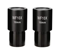 JANZU 2 unidades WF10X Ocular Gran Campo Microscopio Lente Óptica Ocular Gran Angular 23,2 Mm Tamaño