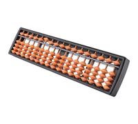 JANZU Abacus de plastico de Aritmetica Abacus para ninos Herramienta de Calculation de 17 digitos