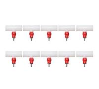 JANZU Accesorios en T para Pezones de Pollo - Kit de Bebederos para de Corral Totalmente AutomáTico Bebedero de Agua para Pollo, Paquete de 10