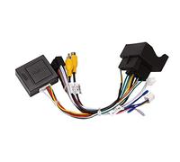 JANZU Audio EstéReo de Coche 16 Adaptador de ArnéS de Cableado de AlimentacióN Android + Caja Canbus para 3008/2008/ C4/C3 XR/C5/DS6