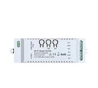 JANZU - Conmutador inteligente WiFi de 2 canales, temporizador de montaje, aplicación 85-265V USB 5V 2.4G, módulo domótico WiFi IFTT