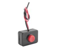 JANZU DC 12V2A Interruptor de cableado para Coches Pulsador de Base Adhesivo con accionamiento momentaneo