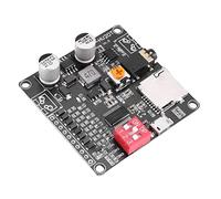 JANZU DY-HV20T - Fuente de alimentación de 12 V/24 V, módulo de reproducción de voz de 10 W/20 W, compatible con tarjeta microSD y reproductor de música MP3 para