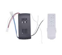 JANZU Kit de Control Remoto Universal para Ventilador de Techo, 40 W, Función de Sincronización de 6 Velocidades, Control Remoto de Repuesto para Ventiladores y Luces de Techo de CC