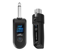 JANZU Nuevo micrófono inalámbrico UHF inalámbrico XLR transmisor y receptor para micrófonos dinámicos, mezcladores de audio, sistemas PA