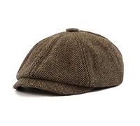 JAOAJ Boina de Hombre Invierno, Gorra Newsboy Irlandesa Baker Boy para Mujeres, Fit 57-61CM