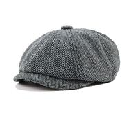 JAOAJ Boina de Hombre Invierno, Newsboy Irlandesa Baker Boy para Mujeres y Hombre - Fit 57-61CM