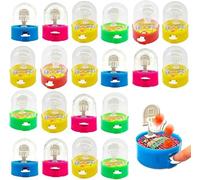 JAONLD 20 Piezas Mini Baloncesto de Mesa Juego de Disparos,Portátil Mini Juguete de Baloncesto,para Reducir el Tiempo de Asesinato de Estrés Regalos Cumpleaños Niños (Color Aleatorio)