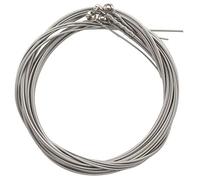 Jaopary 4 Piezas Cuerdas para Bajo Accesorios para Guitarra Bajo Cuerdas de Guitarra Guitarra Plateada Accesorios para Música