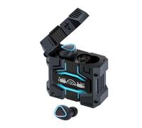 Jaopary M45 Mecha Gaming Auriculares InaláMbricos Bluetooth TWS 5.3 Auriculares Pantalla Digital TáCtil ReduccióN de Ruido Auriculares de MúSica EstéReo B
