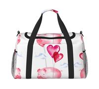JaoXer Funny Piggy Hand Travel Bag - Bolsa ecológica grande aislada, perfecta para camping, comestibles, deportes, gimnasio y aventuras al aire libre