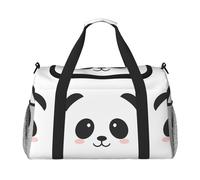 JaoXer Panda Lovely Head - Bolsa de viaje de mano grande con aislamiento, perfecta para camping, comestibles, deportes, gimnasio y aventuras al aire libre