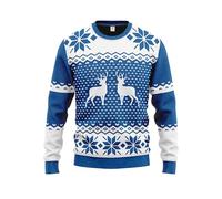 JAP Christmas - Jersey Navideño - Classic Azul - Ajuste Libre de picazón - S