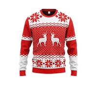JAP Christmas - Jersey Navideño - Classic Rojo - Ajuste Libre de picazón - 2XL