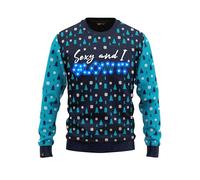 JAP Christmas - Jersey Navideño con Luces LED - Sexy and I Glow it - S