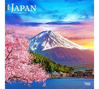 Japan 2026 12 X 24 Inch (Hanging) Monthly Square Wall Calendar Plastic-Free