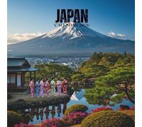 Japan 2026 Calendar: Scenic Monthly Views of Blooming Gardens, Snowy Mountains, City Lights & Peaceful Shrines • U.S. Holidays with Notes | 8.5 × 8.5 in