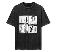 Japan Anime Nana Osaki Nana Manga Unisex Cotton tee Shirt Men's Black T-Shirt M