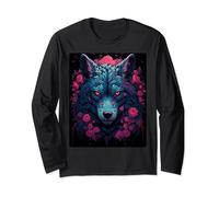 Japan Anime Wolf Kitsune Samurai Oni Style Art Manga Larga