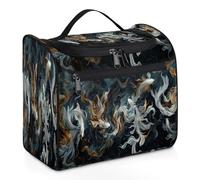 Japan Art Koi Fish - Neceser de viaje para mujeres, hombres, niños, niñas, niños, 11.2 L, bolsa de maquillaje grande para colgar cosméticos, bolsa de baño, organizador de artículos de tocador, color,