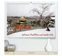 Japan - between tradition and modernity (High Quality Premium Wall Calendar 2026 DIN A2 landscape),CALVENDO 12 Month Wall Calendar: 13 high-quality photographs from Japan