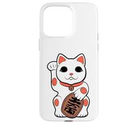 Japan Cat Figurine Maneki-Neko Bobtail Good Luck Fortune Carcasa para iPhone 15 Pro MAX