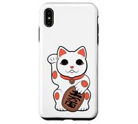 Japan Cat Figurine Maneki-Neko Bobtail Good Luck Fortune Carcasa para iPhone XS MAX