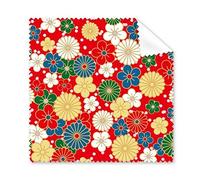 Japan Culture - Juego de 5 limpiadores de Pantalla para Ukiyo-e, diseño de Flores de crisantemo, Estilo japonés