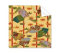 Japan Culture - Juego de 5 Protectores de Pantalla para Ukiyo-e con Diseño de Hojas de Arte Japonés