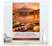 Japan - Eine Schlemmerreise durchs Land der aufgehenden Sonne (hochwertiger Premium Wandkalender 2027 DIN A2 hoch), Kunstdruck in Hochglanz: Zwölf Sehnsuchtsorte und ihre kulinarischen Geheimnisse