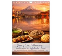 Japan - Eine Schlemmerreise durchs Land der aufgehenden Sonne (Wandkalender 2027 DIN A4 hoch), CALVENDO Monatskalender: Zwölf Sehnsuchtsorte und ihre kulinarischen Geheimnisse