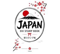 Japan Eki Stamp Book: 4 x 6 small size Stamp Notebook and travel journal to Collect and Log Japanese Railway train Station Stamps