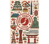 Japan Eki Stamp Book for Travel: 4" x 6" Small Size Stamp Notebook to Collect and Log Japanese Railway Station Stamps and Travels