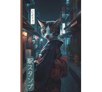 Japan Eki Stamp Book | Kawaii Cute Steam Punk Cat | 4 x 6 passport sized collection book: Start your own travel stamp collection